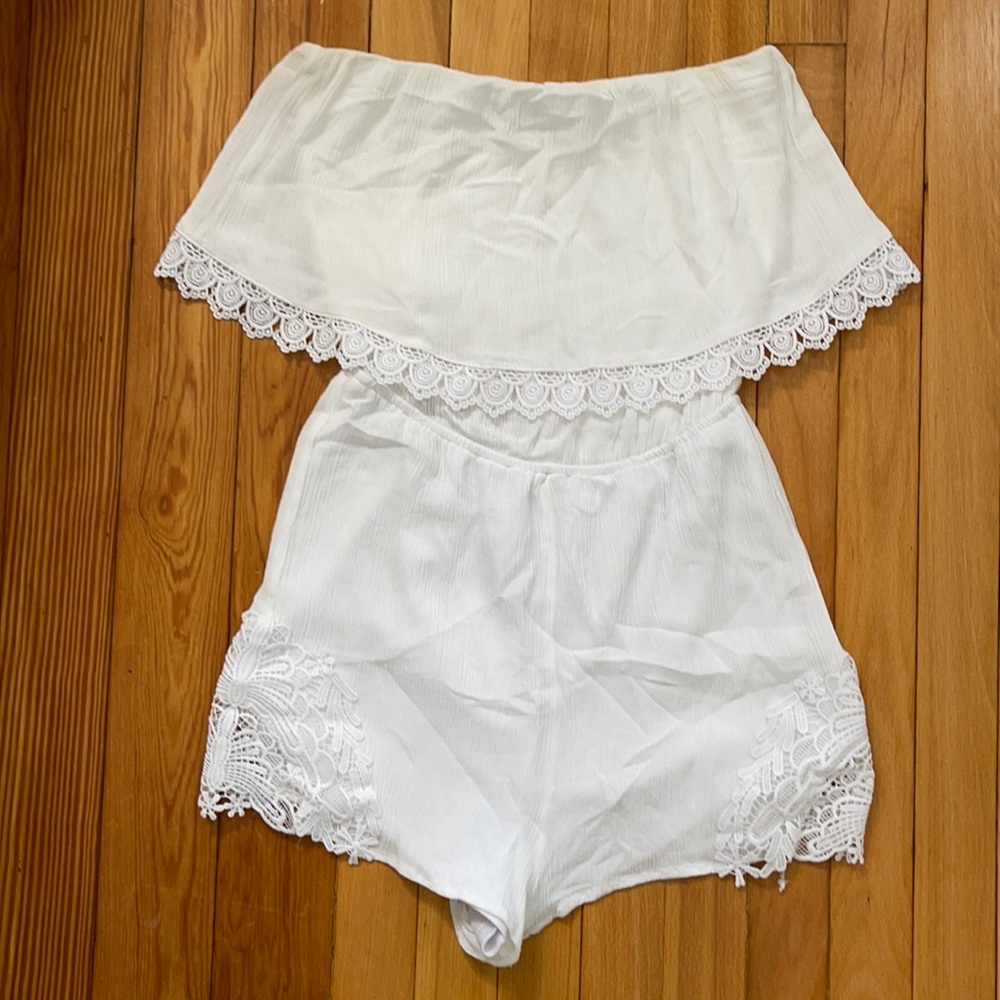Strapless Romper